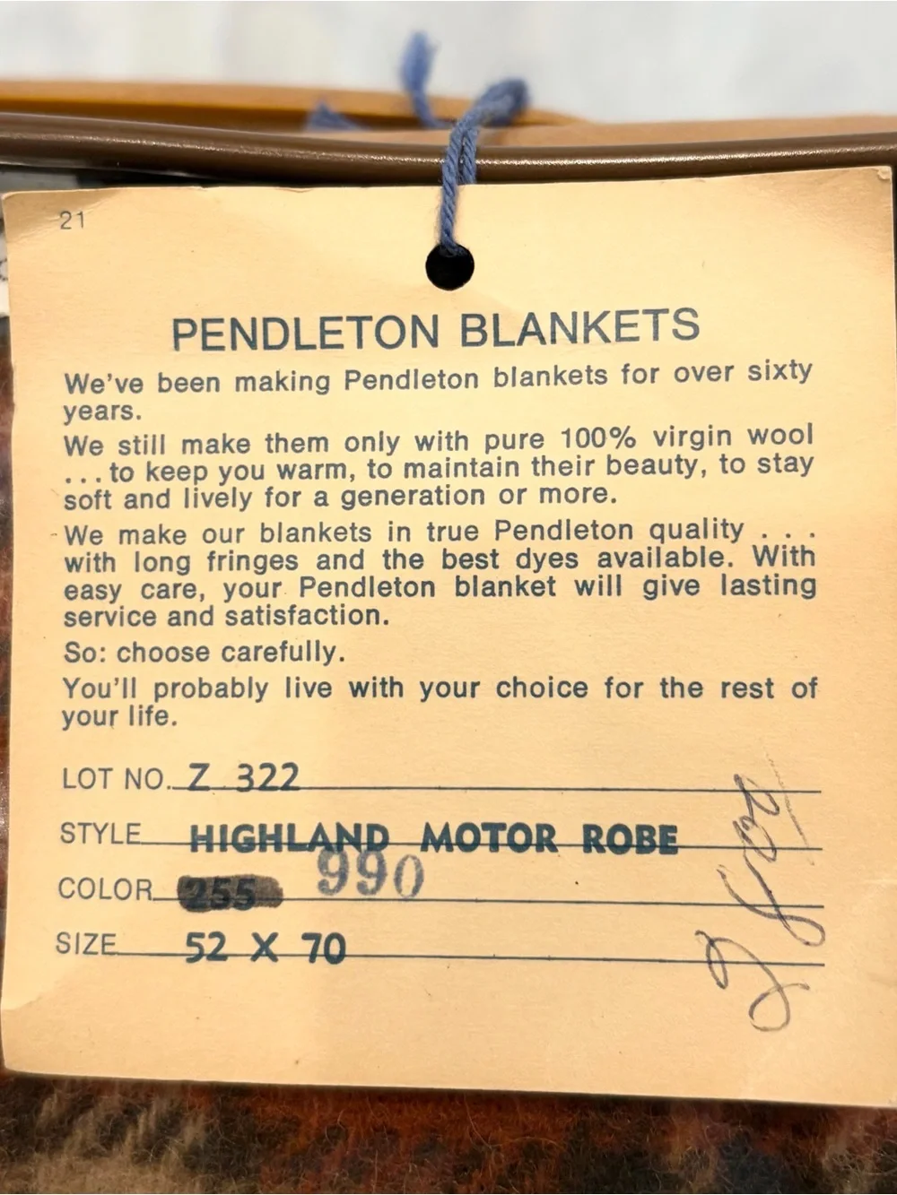 Pendleton this rare